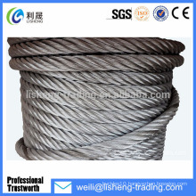 19*7 Galvanized High Tensile braided stainless steel wire